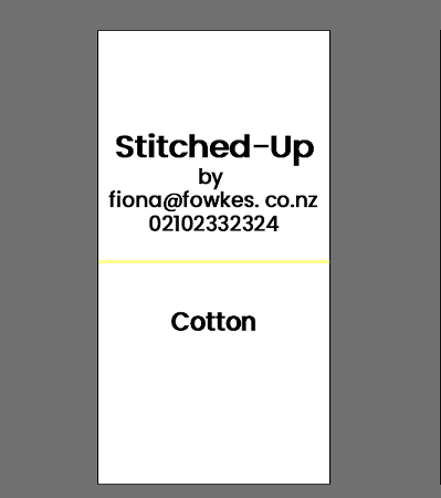 CUSTOM LABELS / Fiona Fowkes