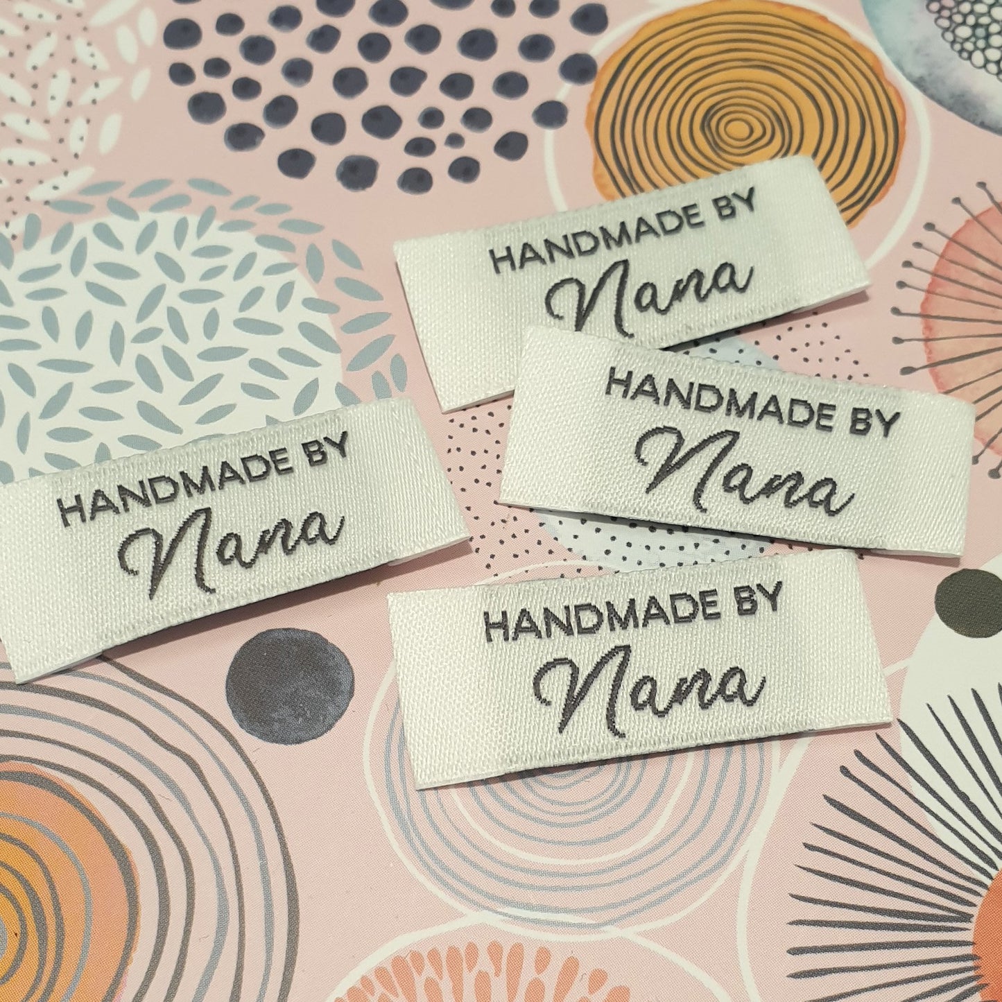 HANDMADE BY NANA - WOVEN LABELS