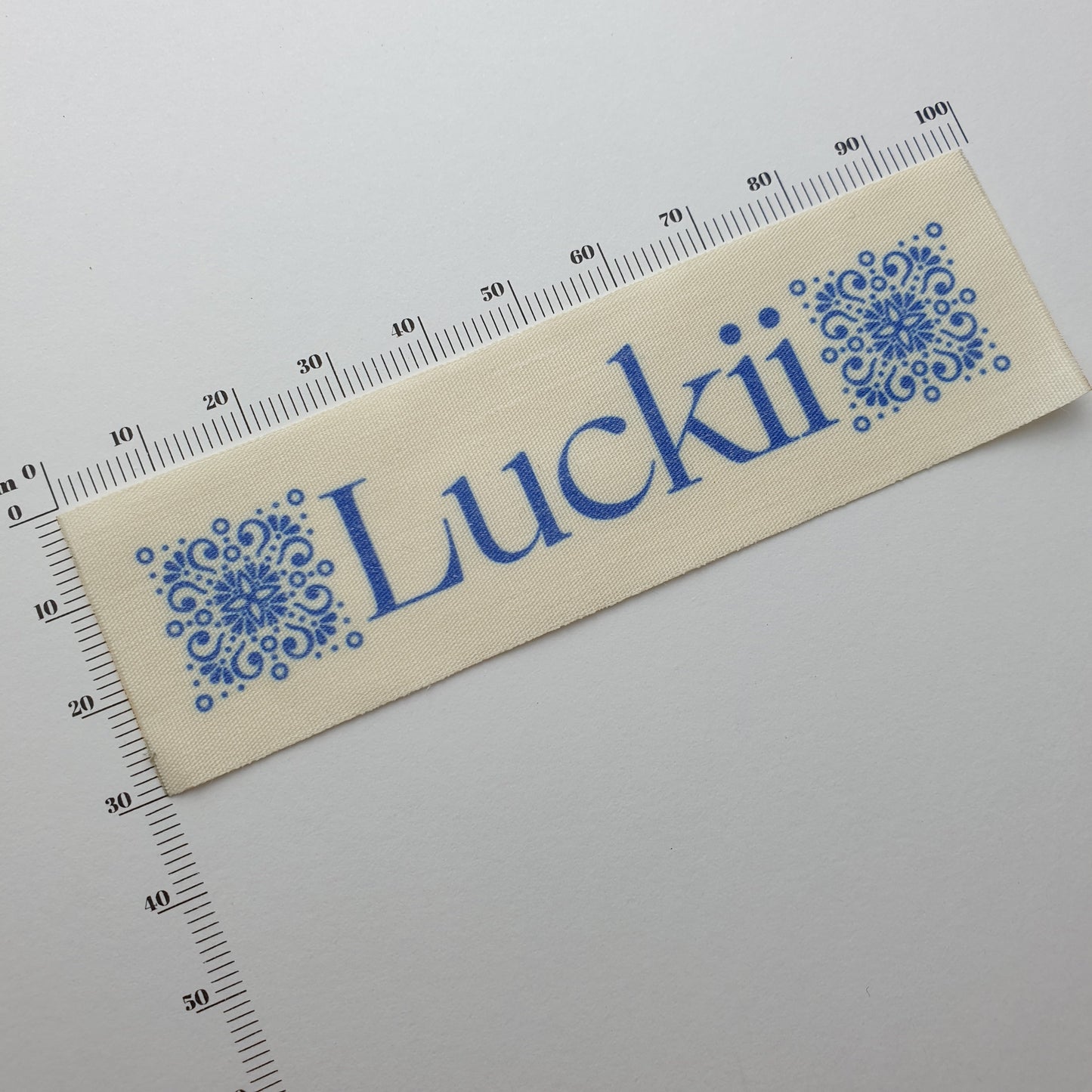 ~LIGHTWEIGHT POLYESTER COTTON - PERMANENT PRINT - FABRIC LABELS
