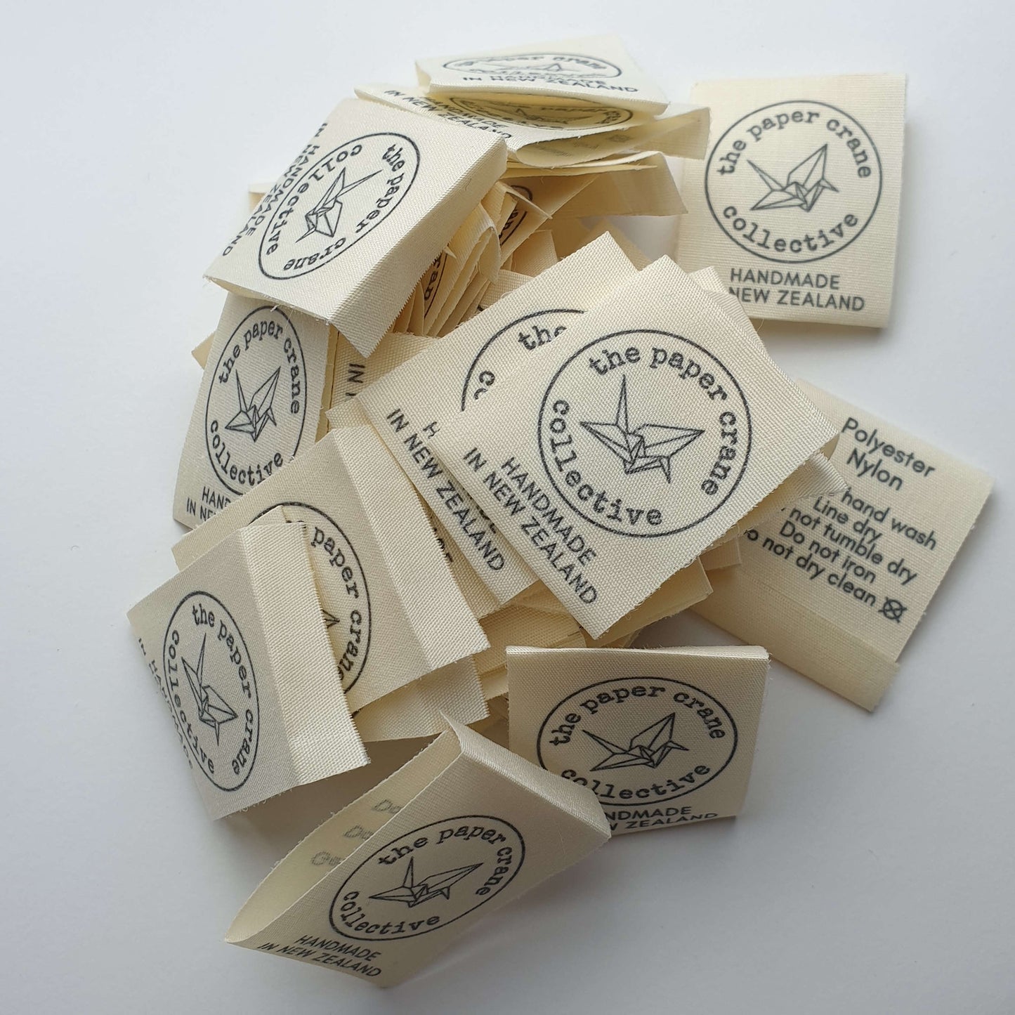 ~LIGHTWEIGHT POLYESTER COTTON - PERMANENT PRINT - FABRIC LABELS