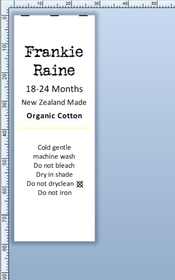 CUSTOM LABELS - Kate Batt