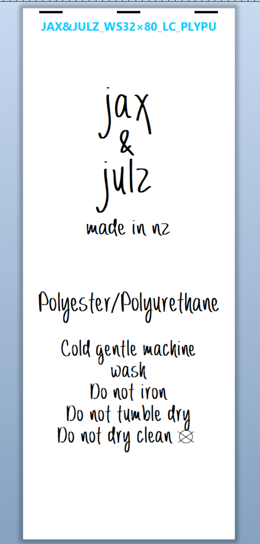 CUSTOM LABELS / Julia Cassels