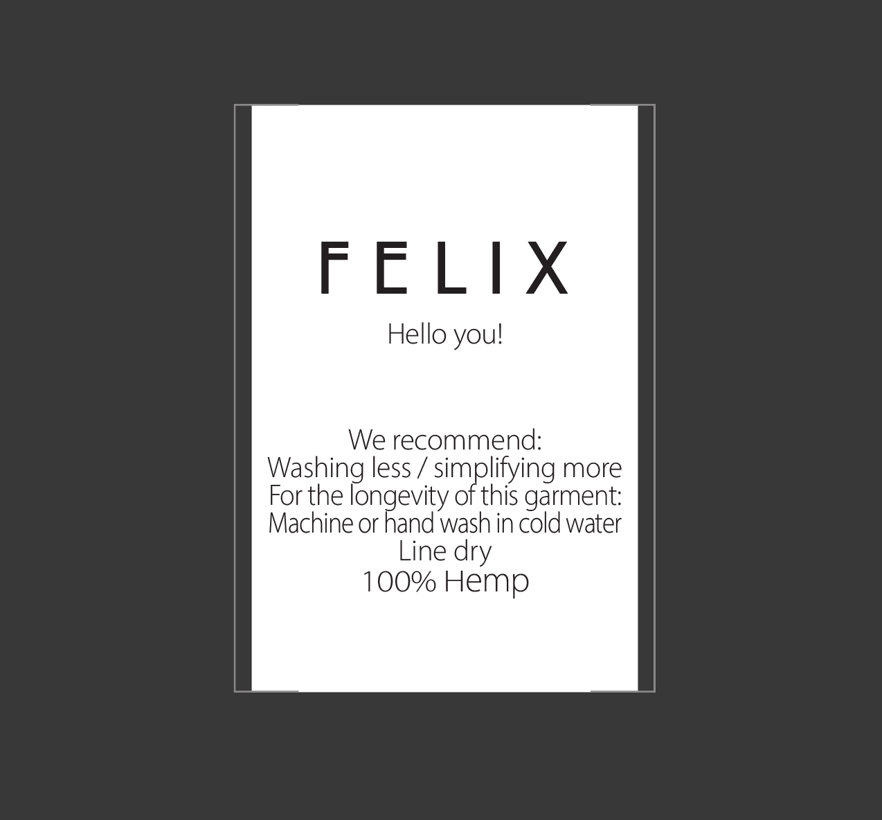 CUSTOM LABELS / Hollie Perniskie