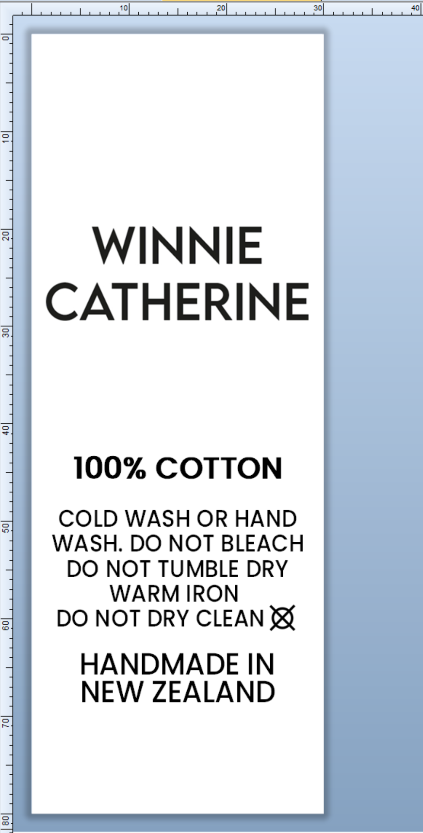 CUSTOM LABELS / Winnie Solomon