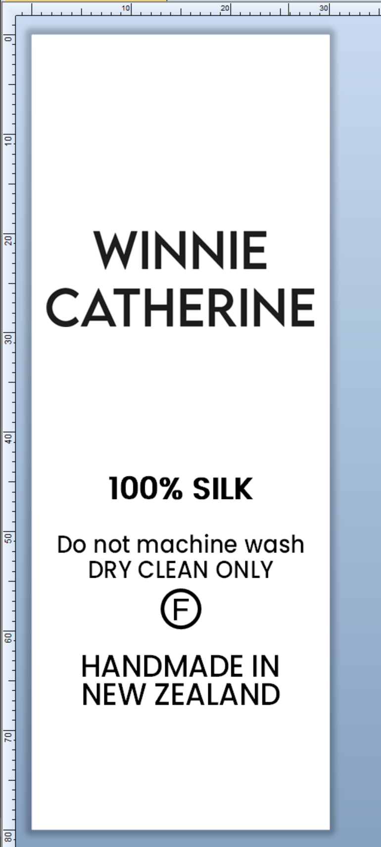 CUSTOM LABELS / Winnie Solomon