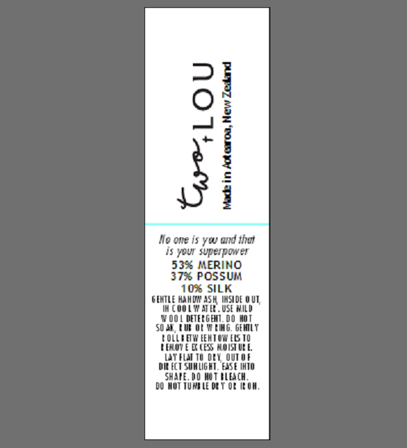 CUSTOM LABELS / Roberta Thomson