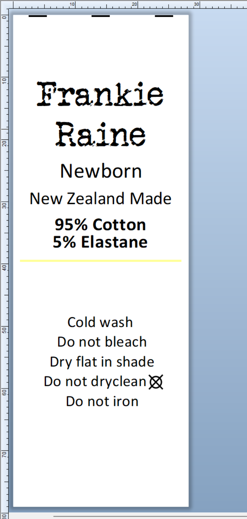 CUSTOM LABELS - Kate Batt