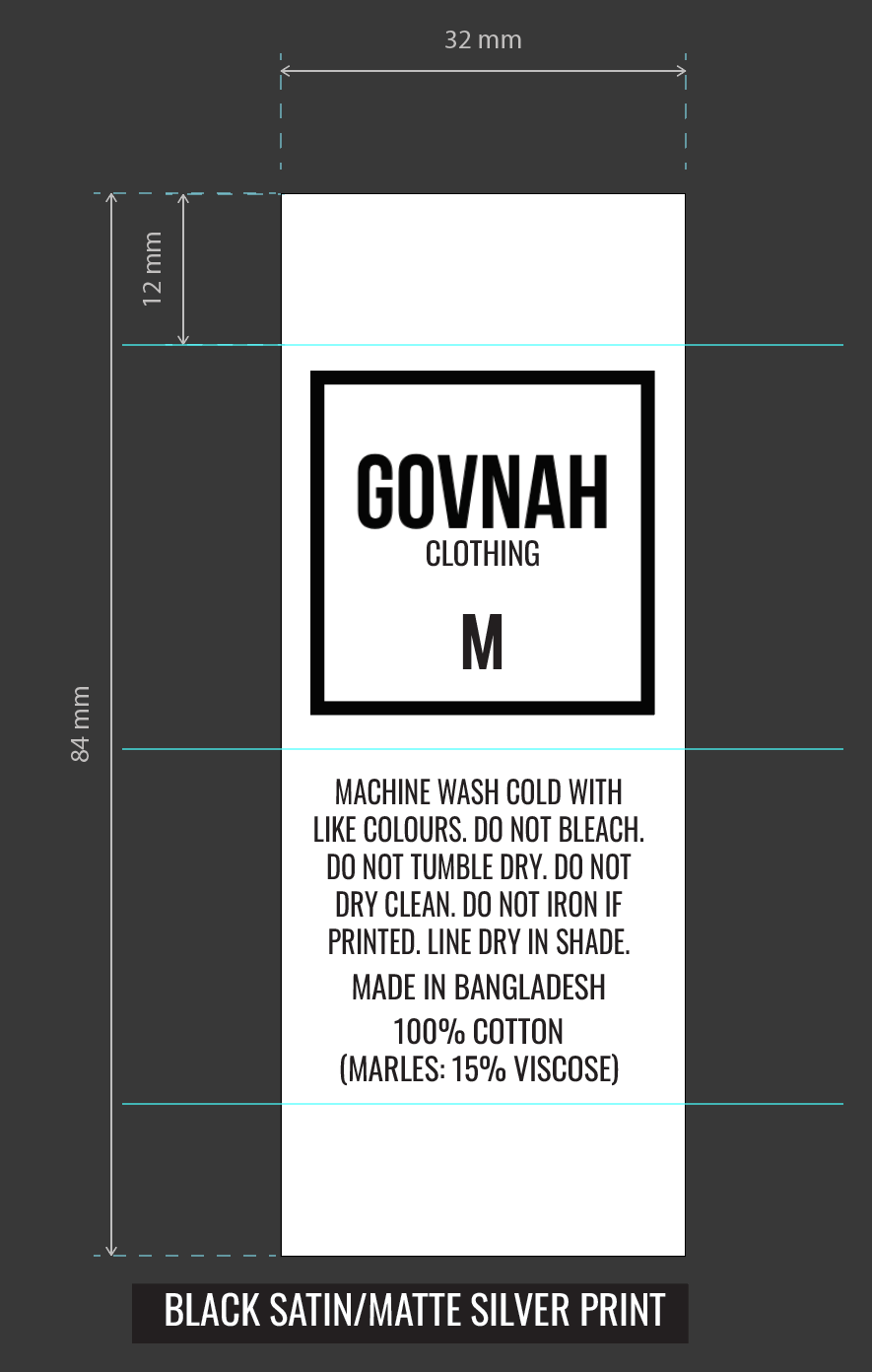 CUSTOM LABELS - GOVNAH