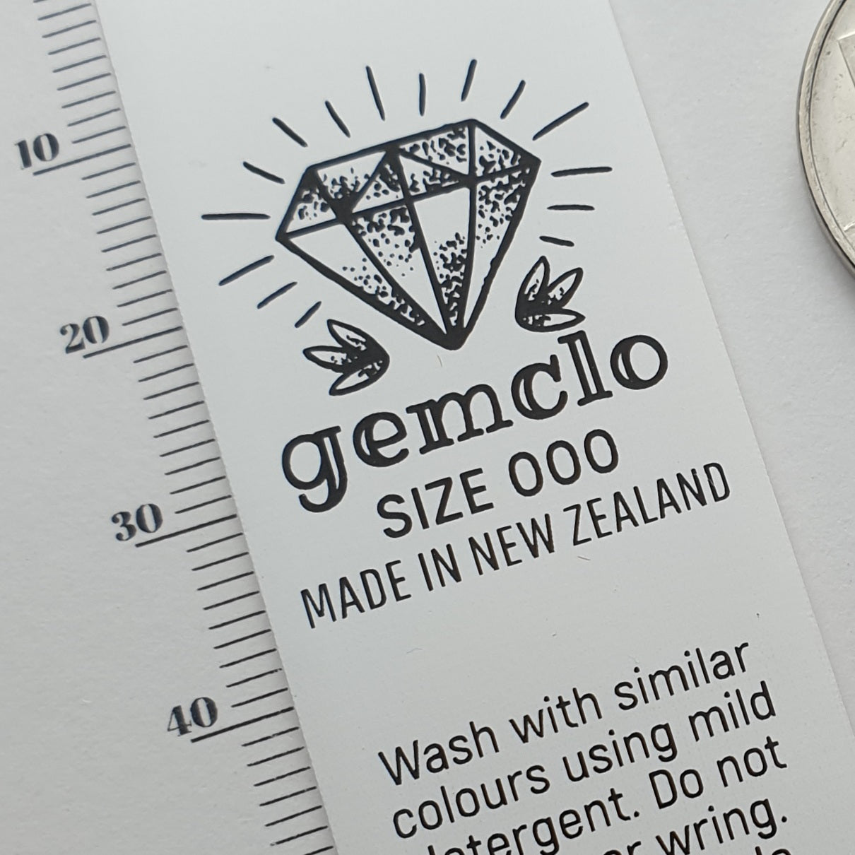 ~POLY TAPE - STANDARD PRINT - FABRIC LABELS