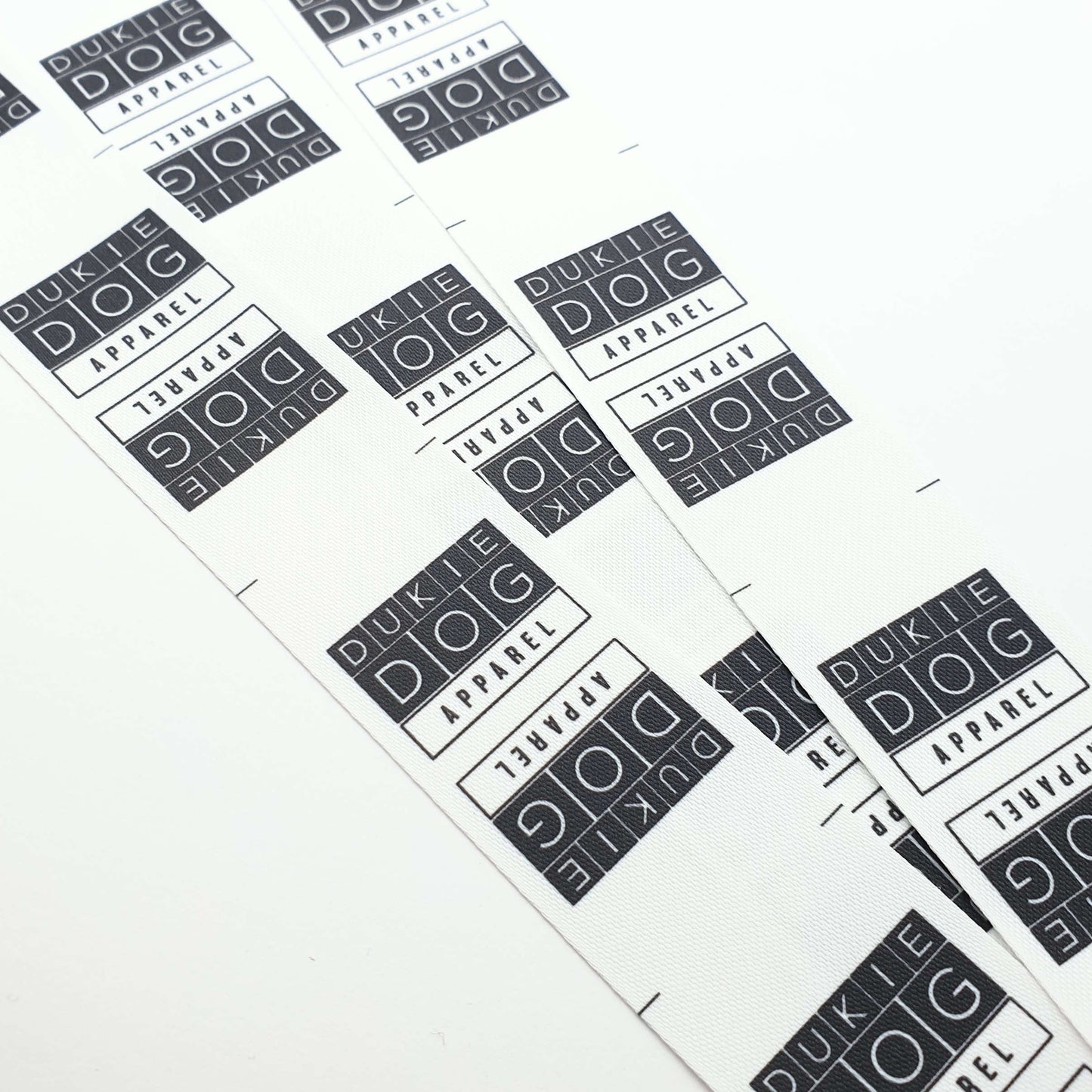 ~SOFT TWILL - PERMANENT PRINT - FABRIC LABELS