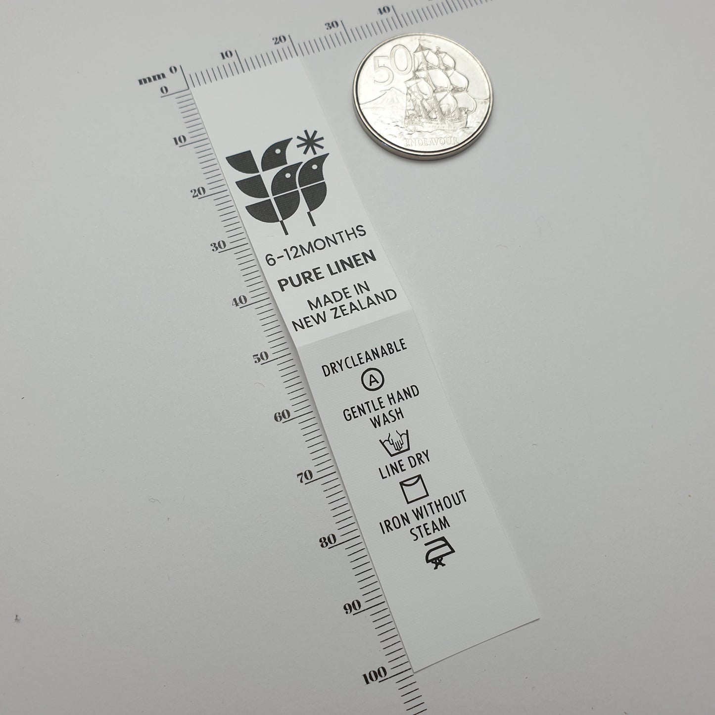 ~POLY TAPE - STANDARD PRINT - FABRIC LABELS