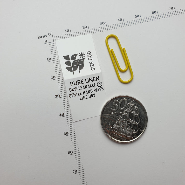 20mm / SHORT - Up to 44mm per label (max 22mm folded height)